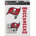 Tampa Bay Bucs Multi Use Decal | 3 Fan-Pack