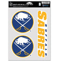 Buffalo Sabres Multi Use Decal | 3 Fan-Pack