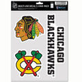 Chicago Blackhawks Multi Use Decal | 3 Fan-Pack