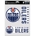 Edmonton Oilers Multi Use Decal | 3 Fan-Pack