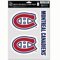 Montreal Canadiens Multi Use Decal | 3 Fan-Pack