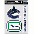 Vancouver Canucks Multi Use Decal | 3 Fan-Pack