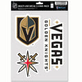Vegas Golden Knights Multi Use Decal | 3 Fan-Pack