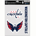 Washington Capitals Multi Use Decal | 3 Fan-Pack